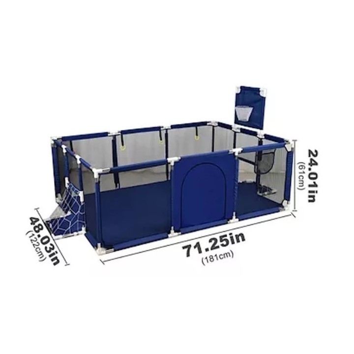 Corral Seguridad Bebes Con Aro De Basket
