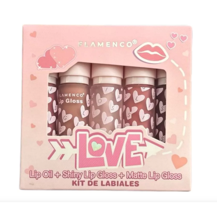 Kit 5 Labiales Brillos Y Labiales Matte