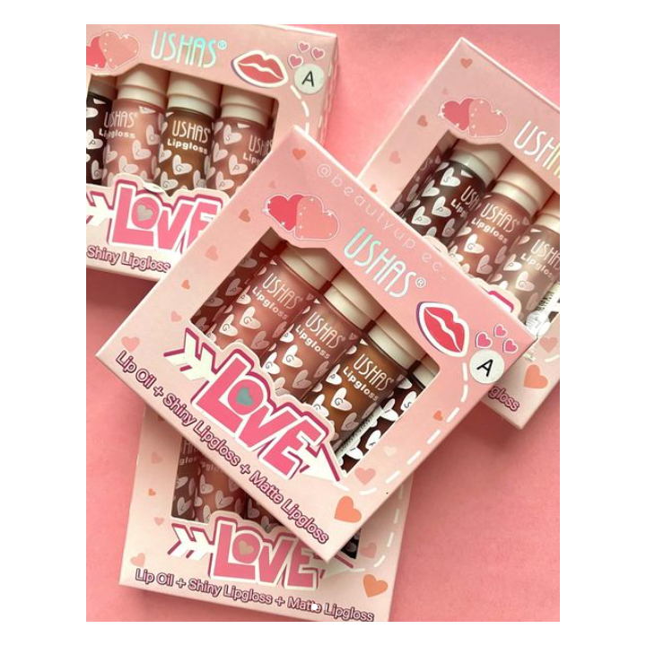 Kit 5 Labiales Brillos Y Labiales Matte