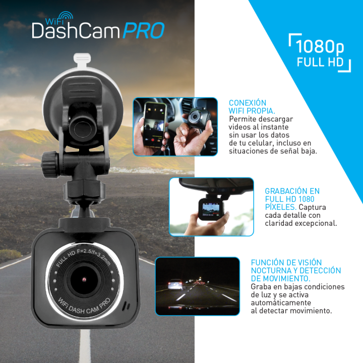 Wifi Dash Cam Pro Camara Para Auto