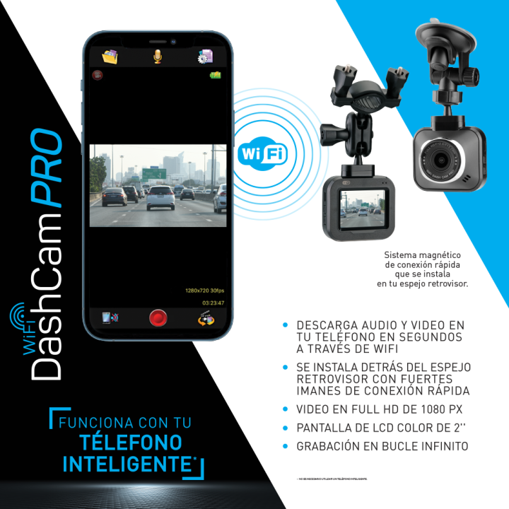 Wifi Dash Cam Pro Camara Para Auto