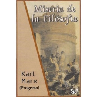 Miseria de la filosofía (Progreso)
