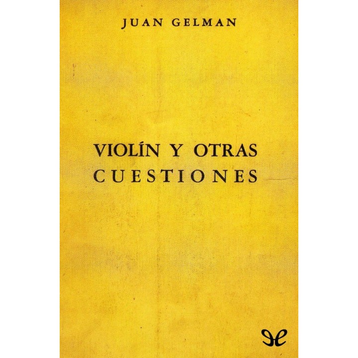 Violín y otras cuestiones