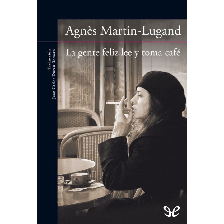 La gente feliz lee y toma café