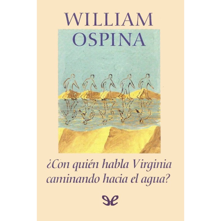 ¿Con quién habla Virginia caminando hacia el agua?