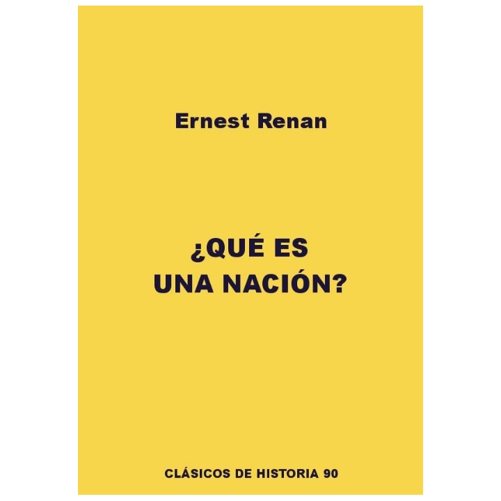 ¿Qué es una nación?
