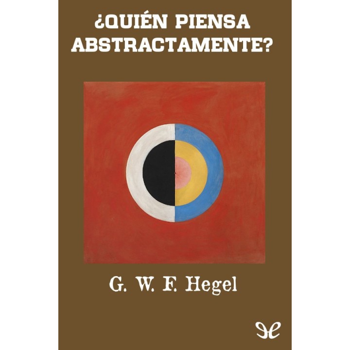 ¿Quién piensa abstractamente?