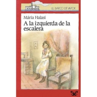 la izquierda de la escalera