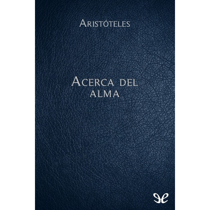 Acerca del alma
