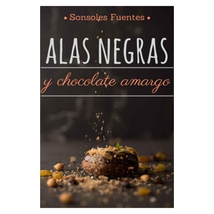 Alas negras y chocolate amargo