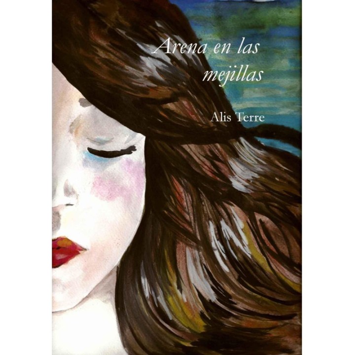 Arena en las mejillas