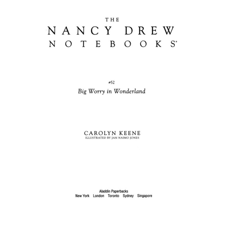 Big Worry in Wonderland