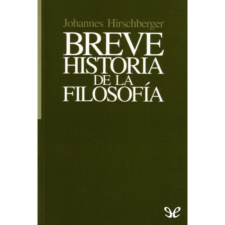 Breve historia de la filosofía