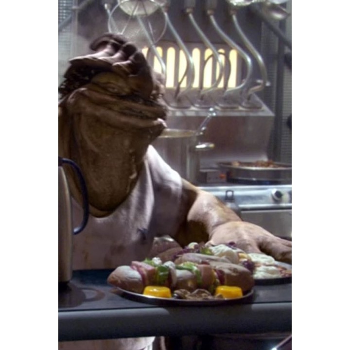 Cenando en el restaurante de Dexter