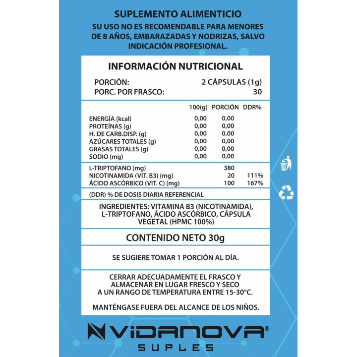 Precursor NAD 1000mg 60 capsulas